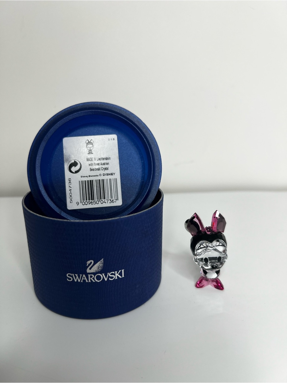 Swarovski Disney Cuties Minnie Mouse Crystal Figurine 5004736 Retired 2014